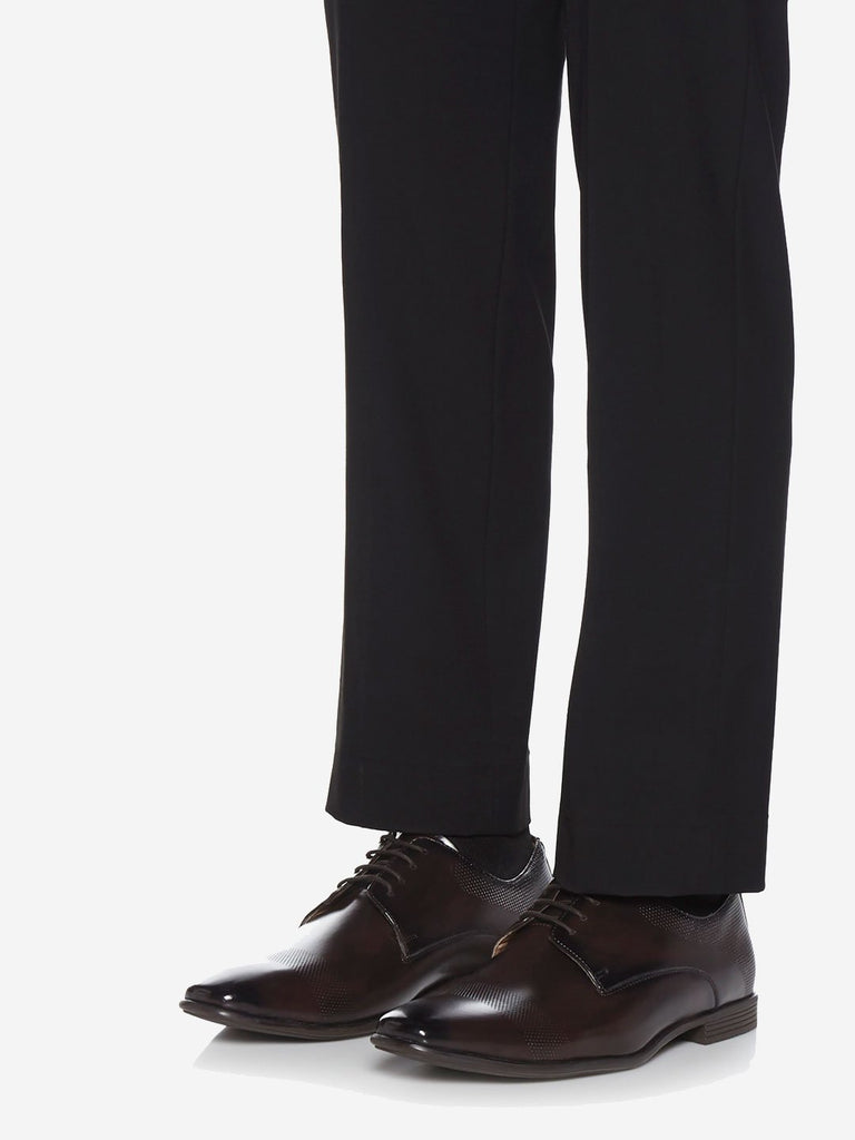 SOLEPLAY Brown Lace-Up Derby Shoes