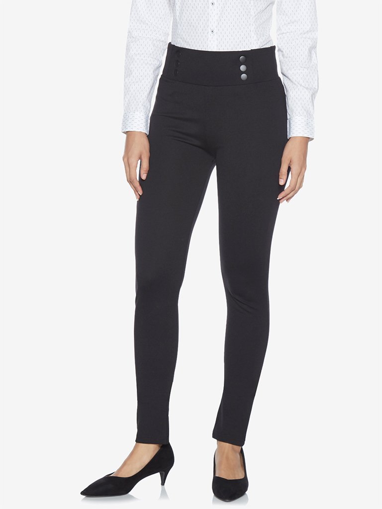 Wardrobe Black Omega Ponte Pants