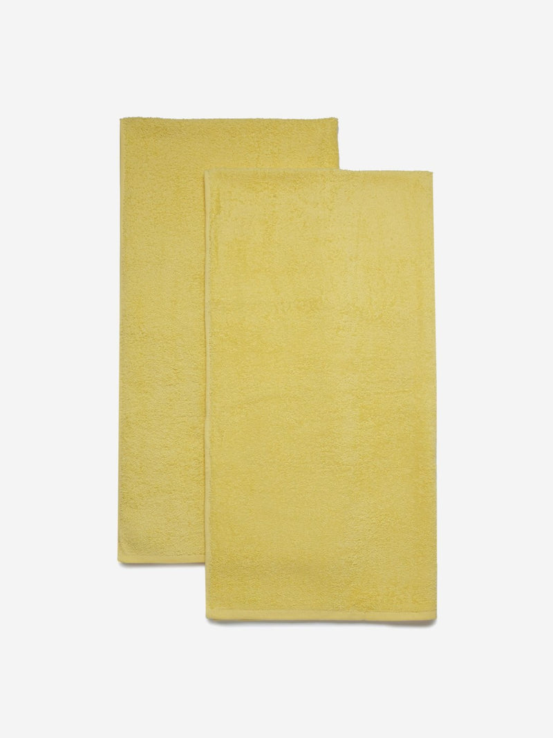 Westside Home Yellow Bath Towels Set of Two