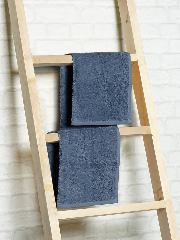 Westside Home Blue Hand Towels Set of Two