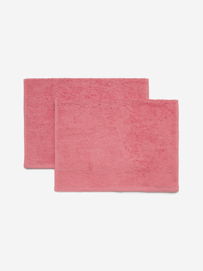 Westside Home Coral Hand Towels Set of Two