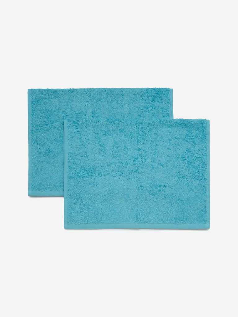 Westside Home Turquoise Hand Towels Set of Two