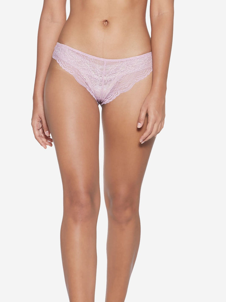 Wunderlove Mauve Lace Sunshine Briefs