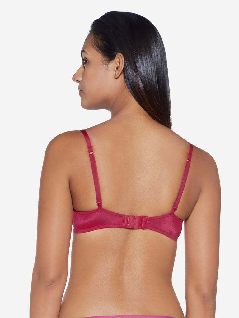 Wunderlove Cherry Red Underwired Padded Bra