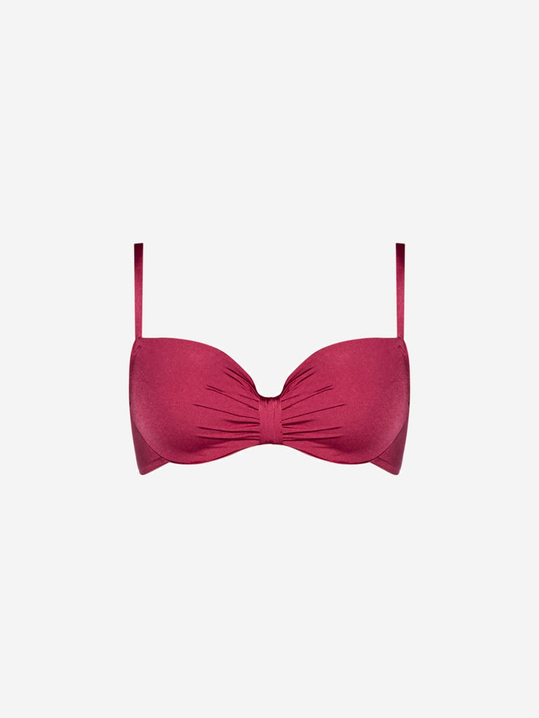 Wunderlove Cherry Red Underwired Padded Bra