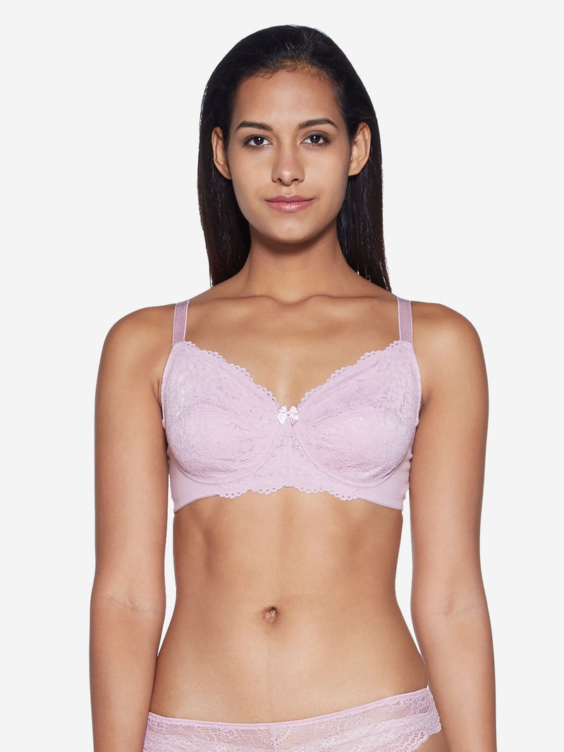 Wunderlove Lilac Lace Detailed Bra