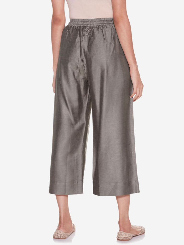 Zuba Brown Straight Palazzos