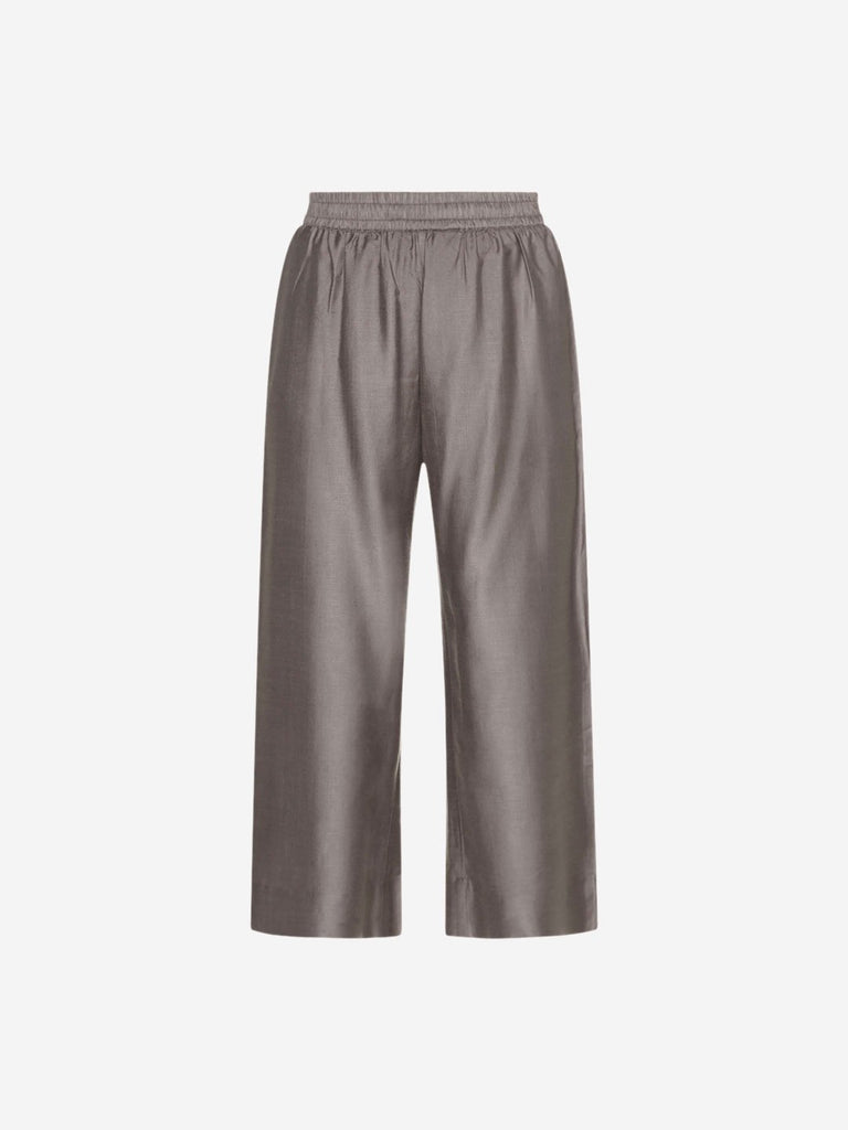 Zuba Brown Straight Palazzos