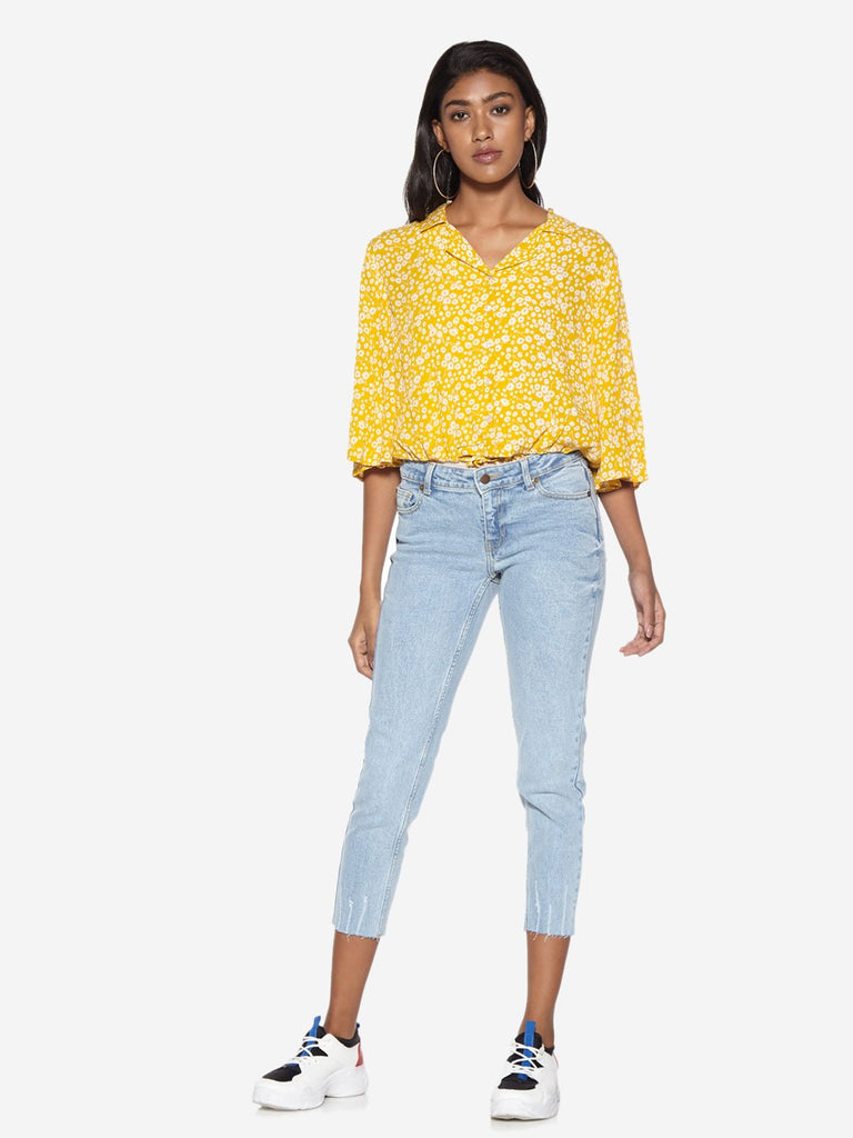 Nuon Light Blue Distressed Jeans