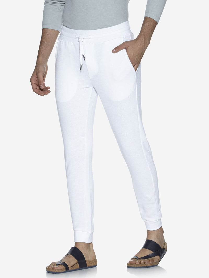 ETA White Slim Fit Joggers