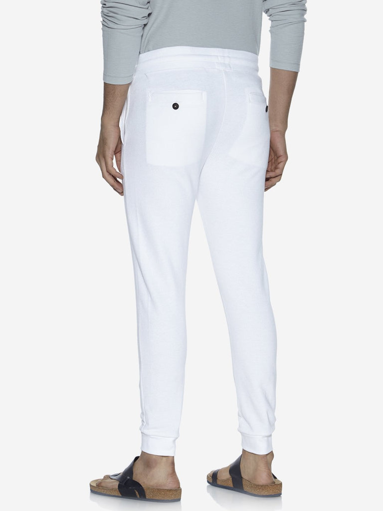 ETA White Slim Fit Joggers