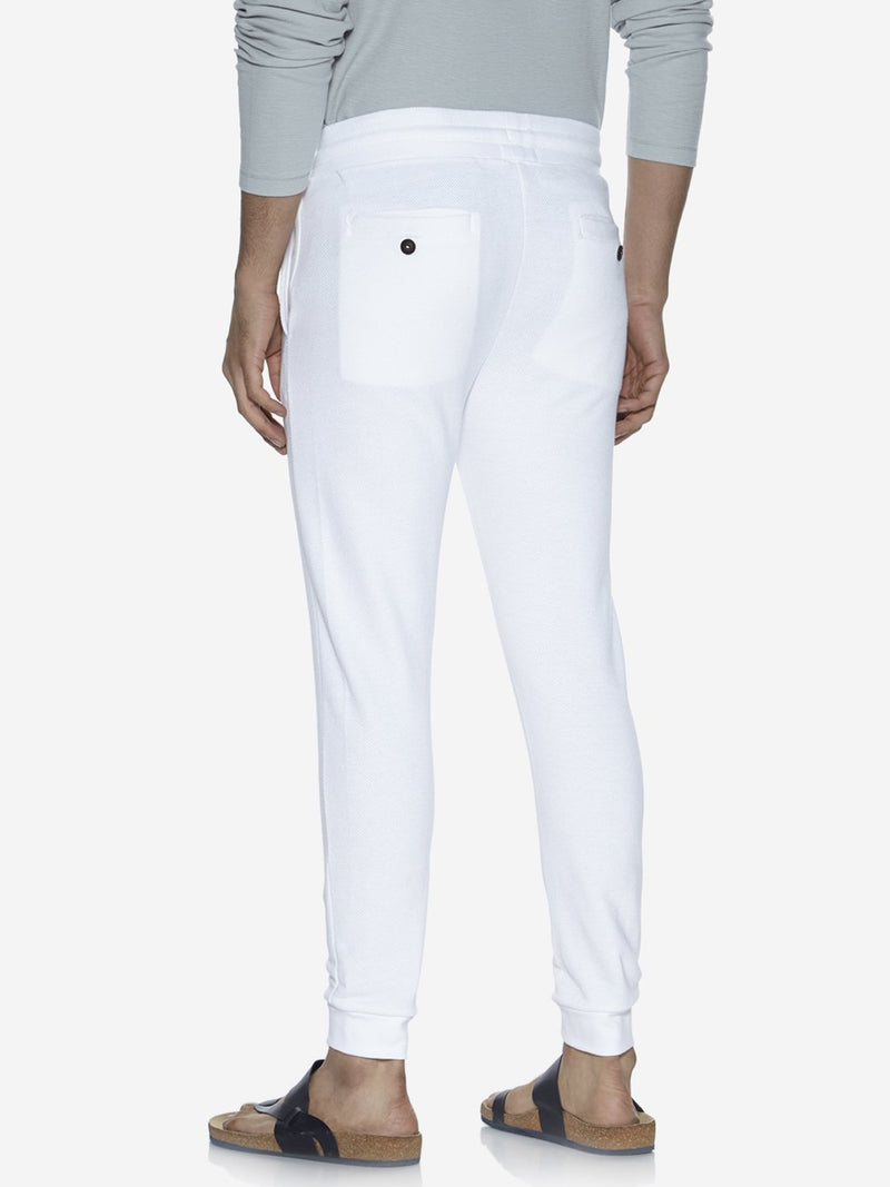 ETA White Slim Fit Joggers