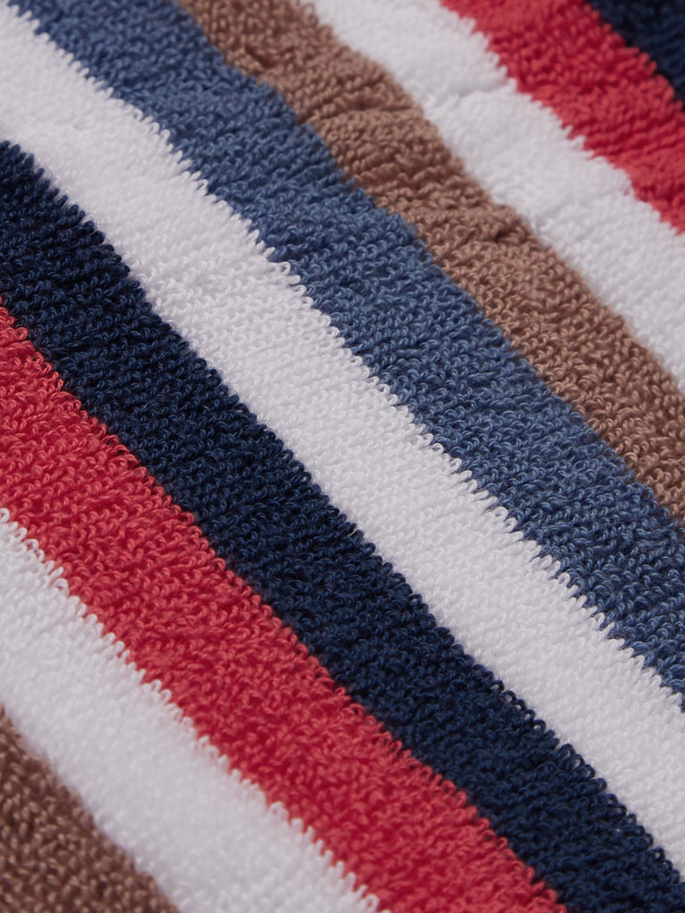 Westside Home Multicolour Striped 500 GSM Face Towel Set Of Two