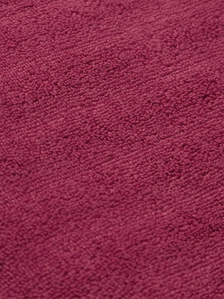 Westside Home Dark-Pink 520 GSM Face Towel Set Of Two