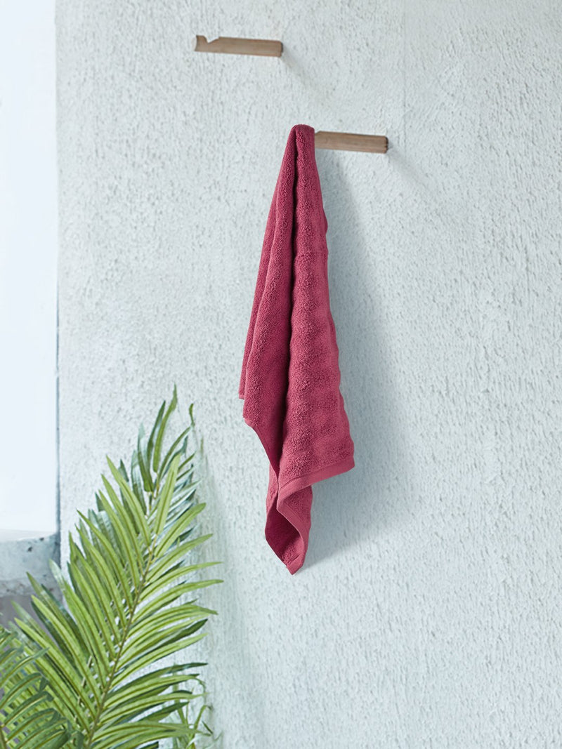 Westside Home Dark-Pink 520 GSM Hand Towel
