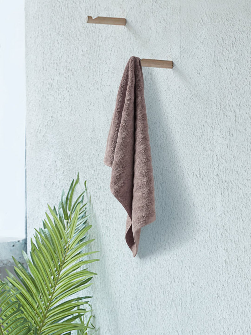 Westside Home Taupe 520 GSM Hand Towel