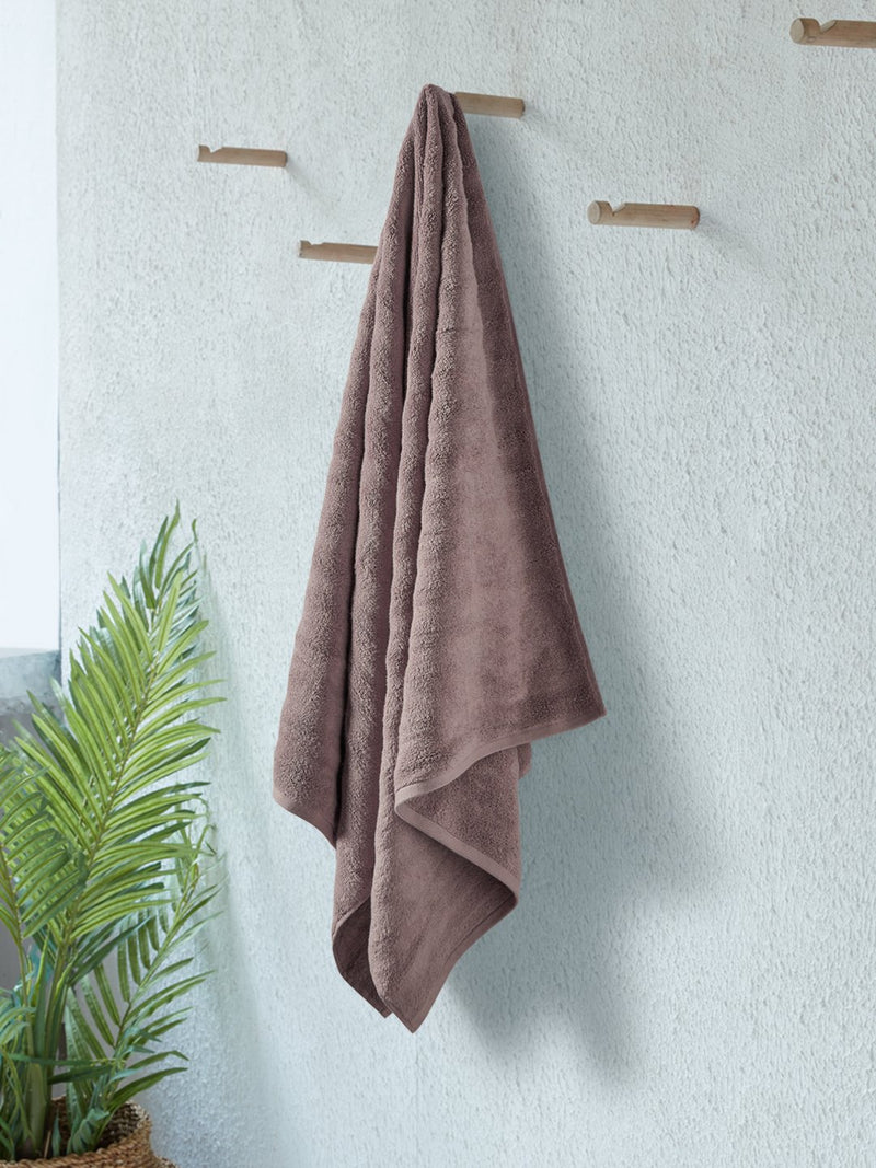 Westside Home Taupe 520 GSM Bath Sheet