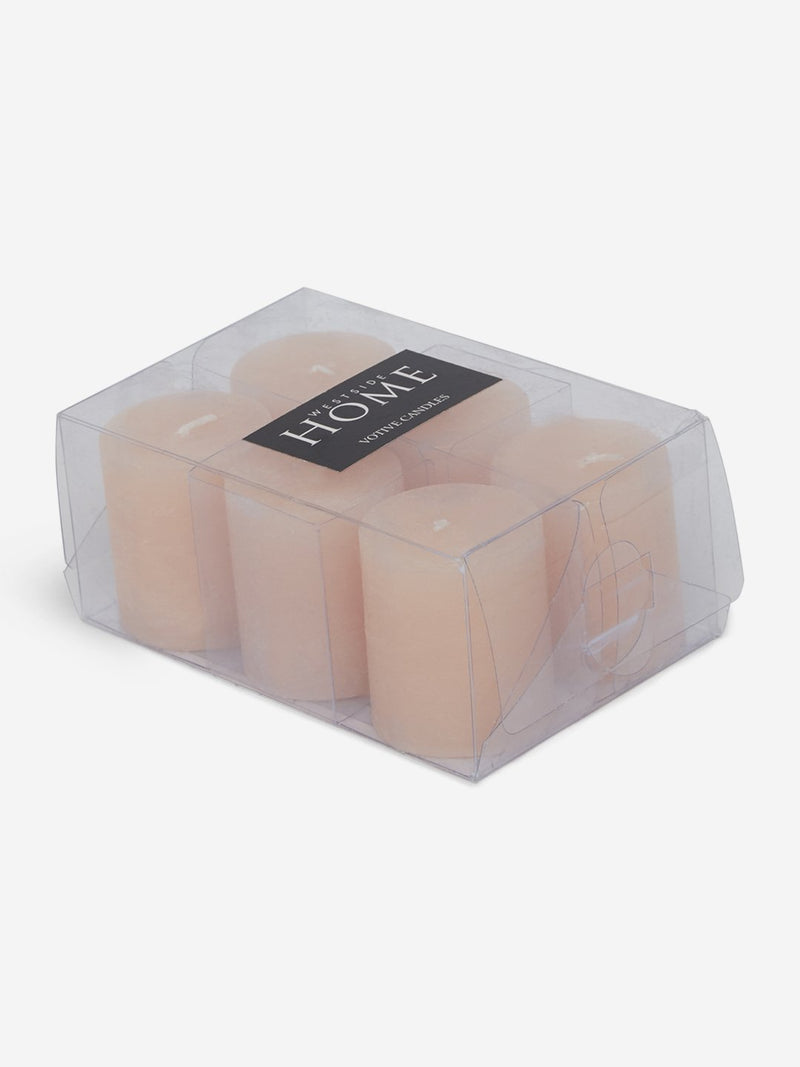 Westside Home Pink Votive Candles Set of Six
