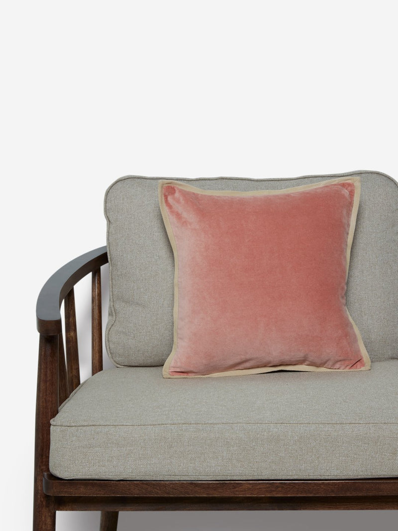 Westside Home Soft Pink Velveteen Cushion Cover