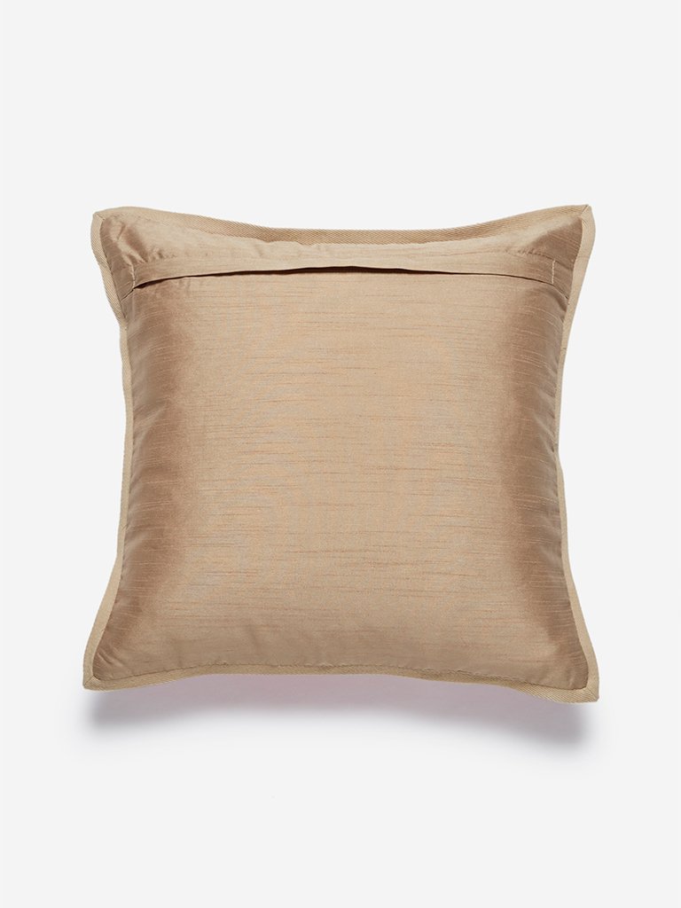 Westside Home Red Velveteen Cushion Cover