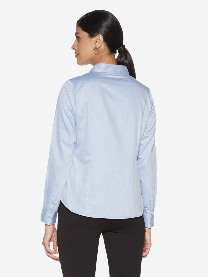 Wardrobe Light Blue Oxford Blouse