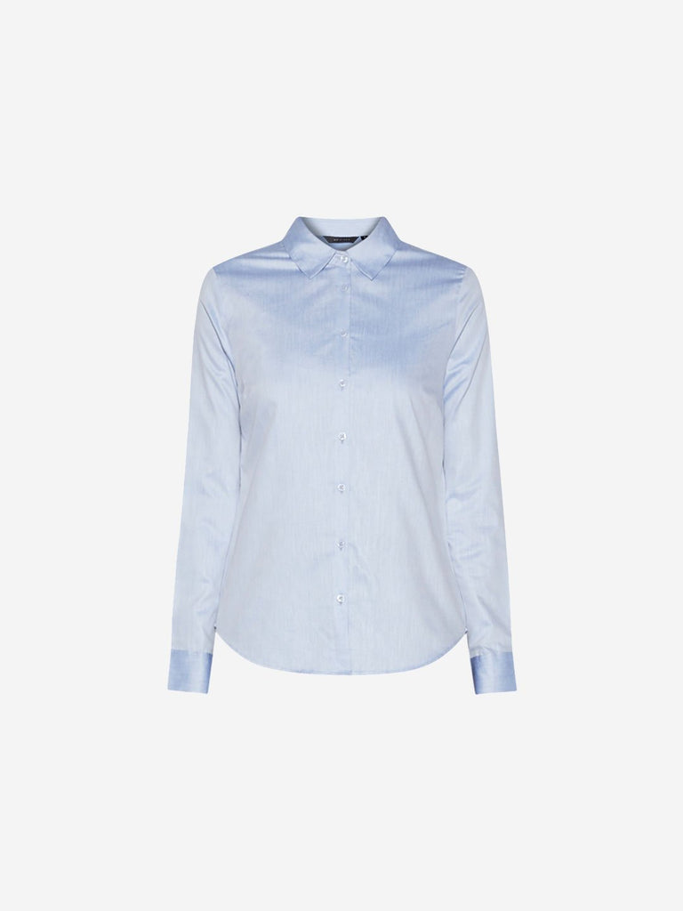 Wardrobe Light Blue Oxford Blouse
