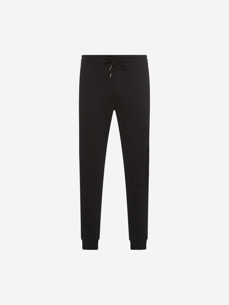 ETA Black Self-Textured Joggers
