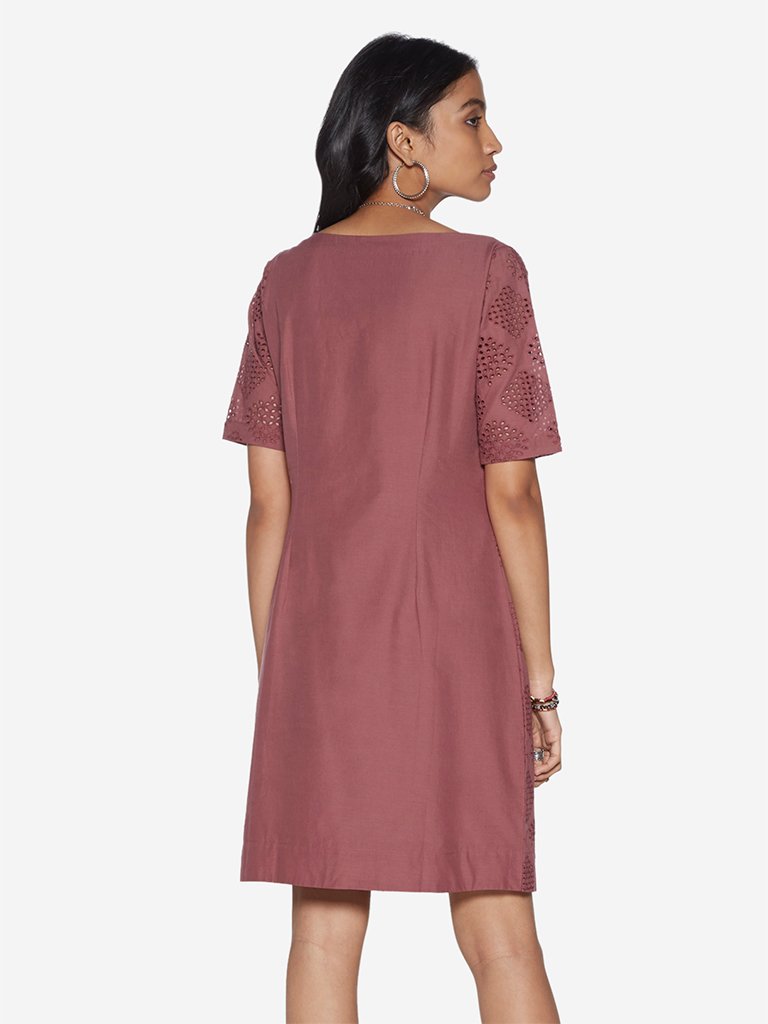 Bombay Paisley Persian-Rose Pure Cotton Dress