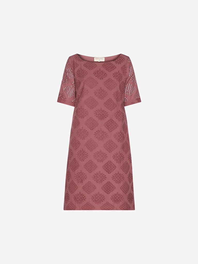 Bombay Paisley Persian-Rose Pure Cotton Dress