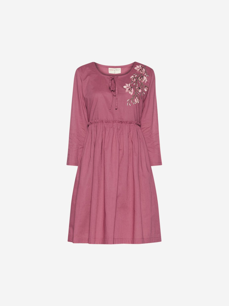 Bombay Paisley Pink Fit-And-Flare Dress