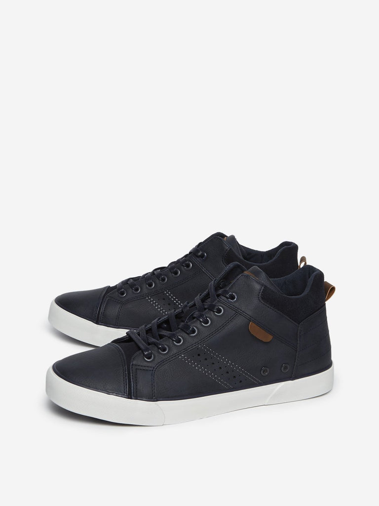 SOLEPLAY Navy High-Top Sneakers