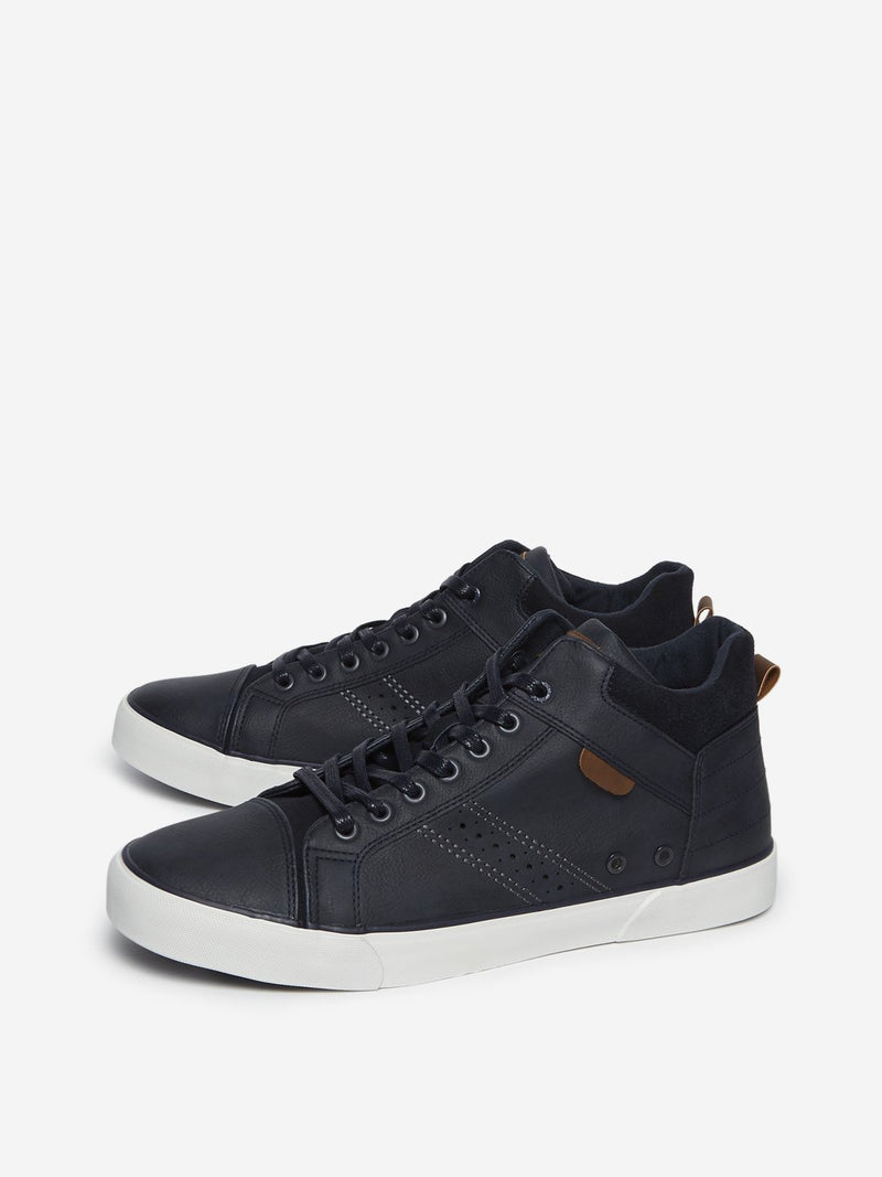 SOLEPLAY Navy High-Top Sneakers