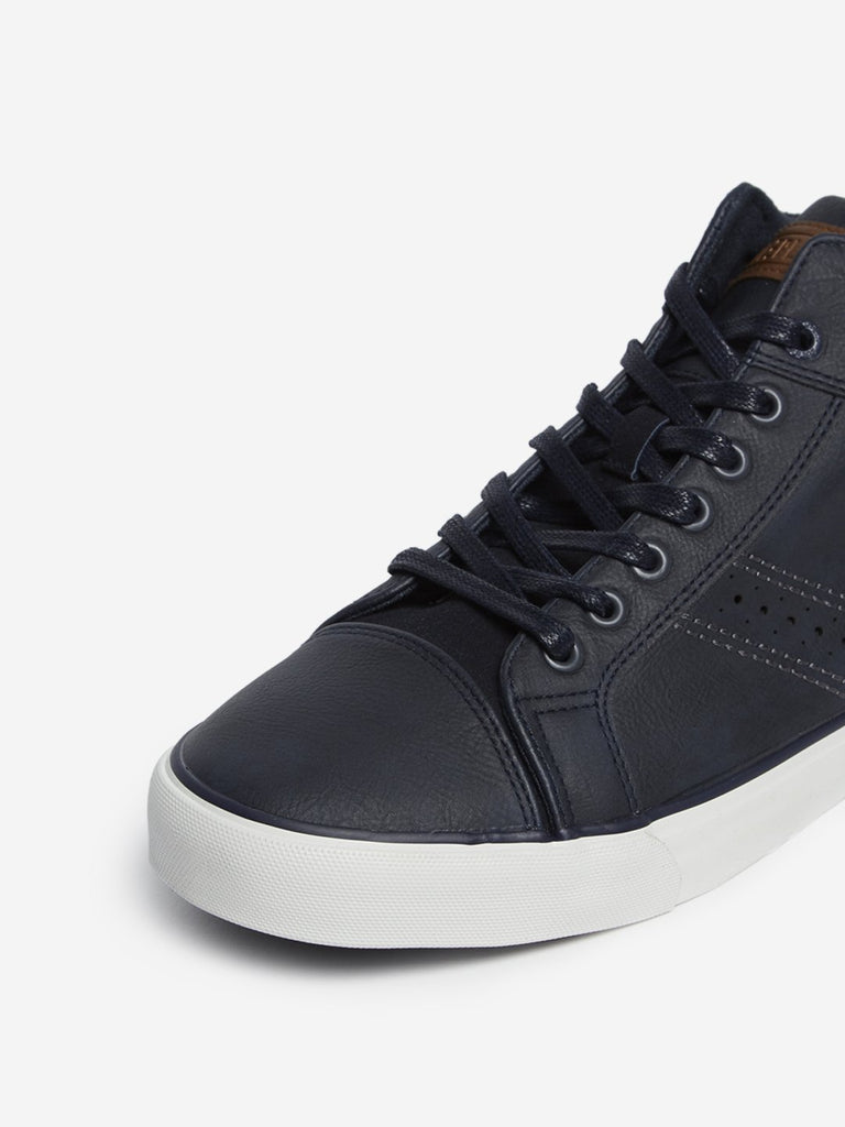 SOLEPLAY Navy High-Top Sneakers