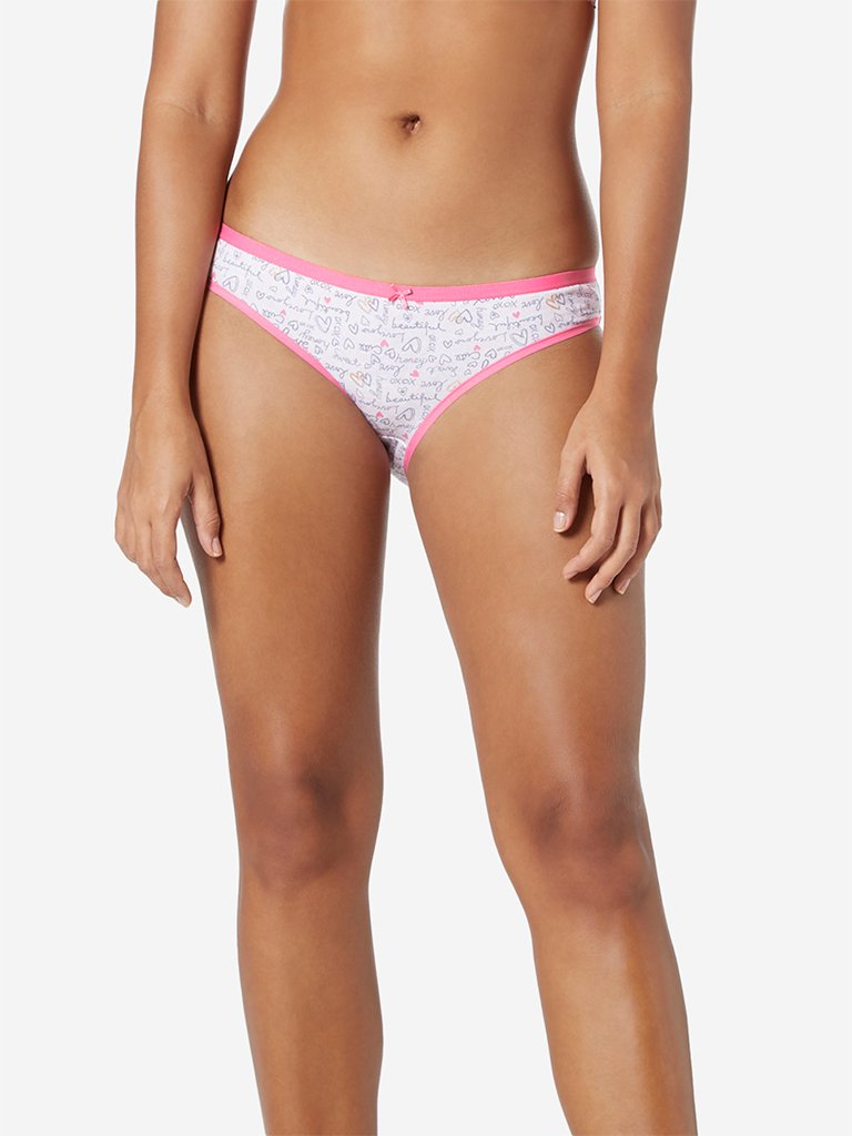 Wunderlove Pink Bikini Briefs Pack Of Three