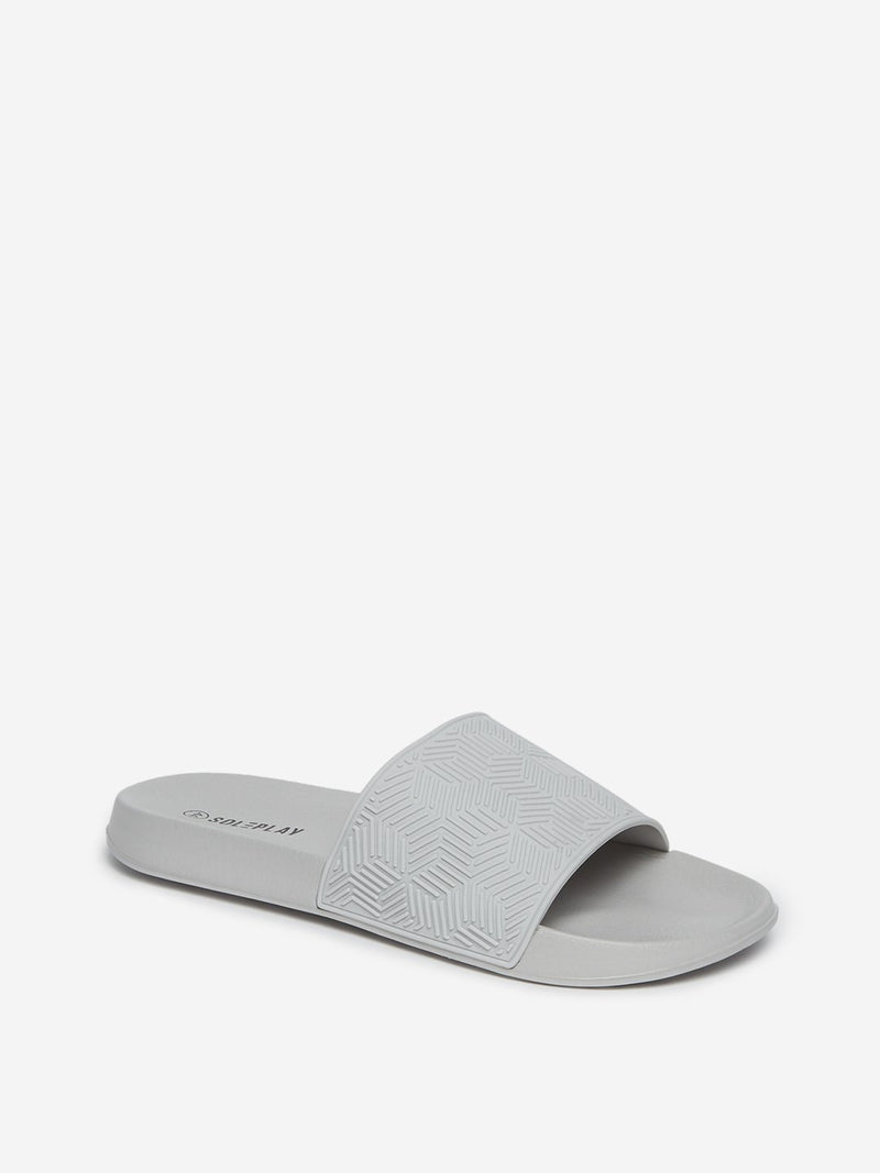 SOLEPLAY Light Grey Textured Pool Slides