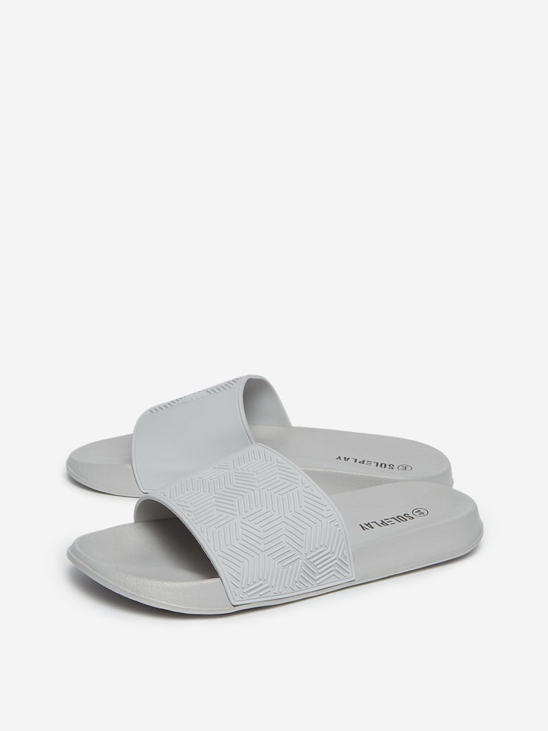 SOLEPLAY Light Grey Textured Pool Slides