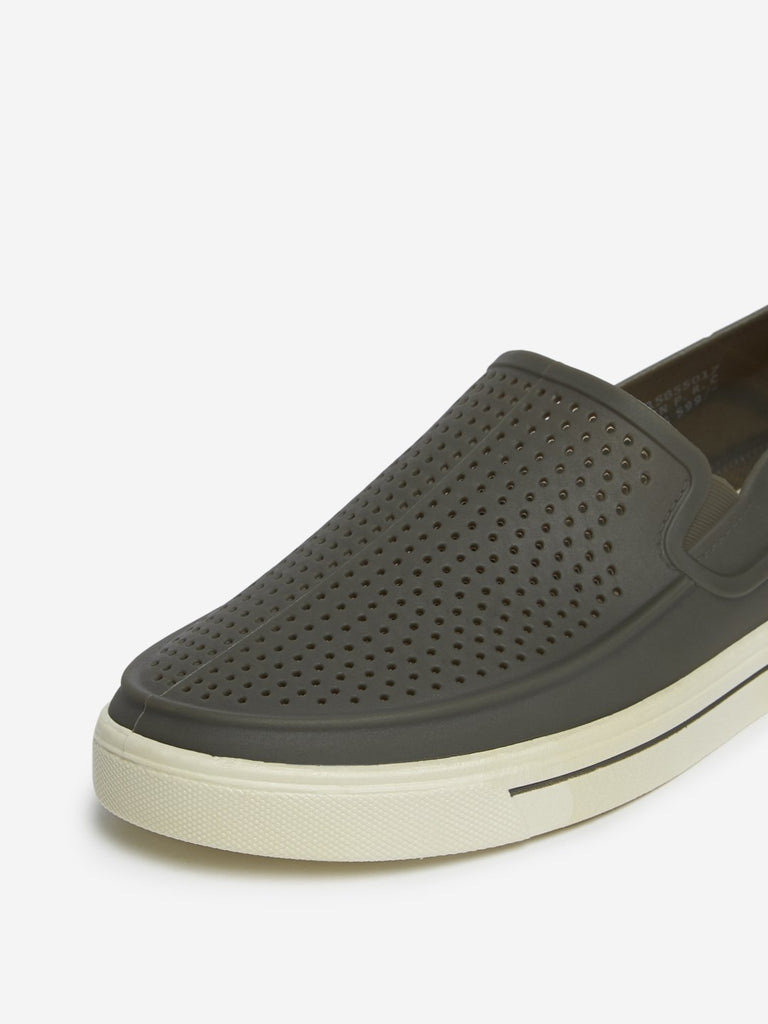 SOLEPLAY Grey Rubberised Loafers
