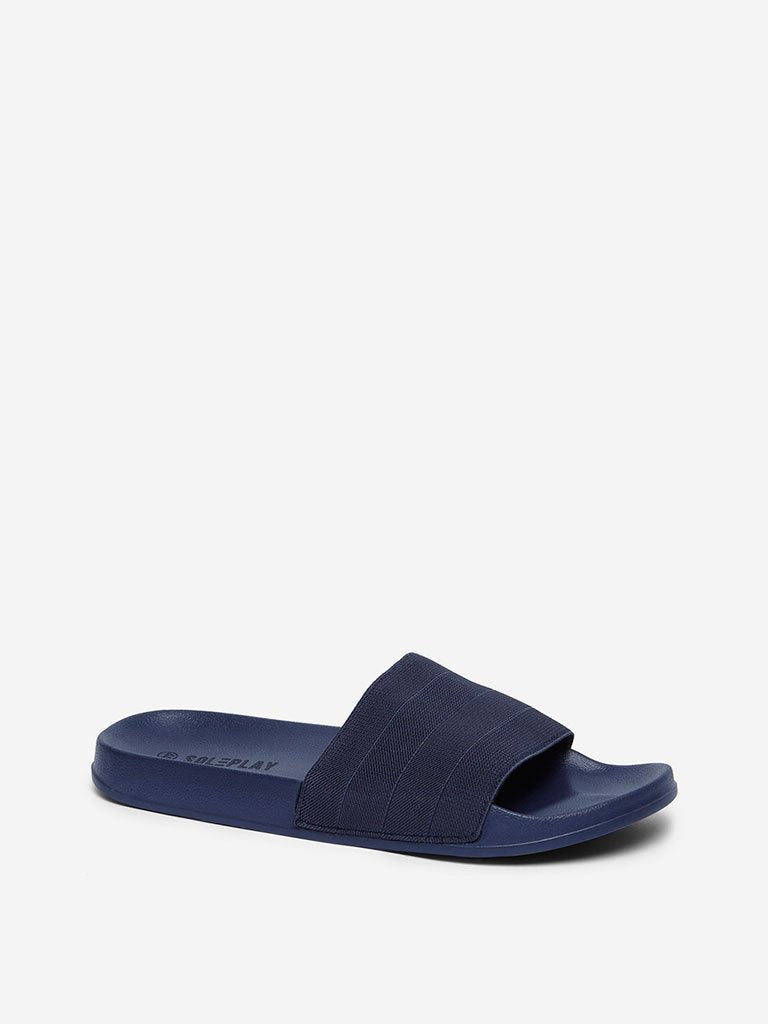 SOLEPLAY Indigo Striped Pool Slides