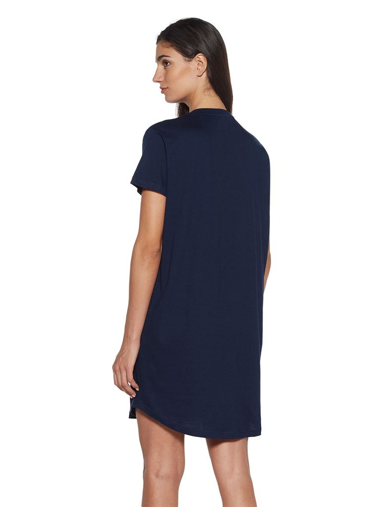 Wunderlove Navy Rabbit Patterned Nightdress