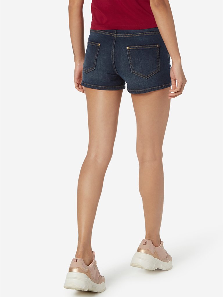 Nuon Dark Blue Shorts