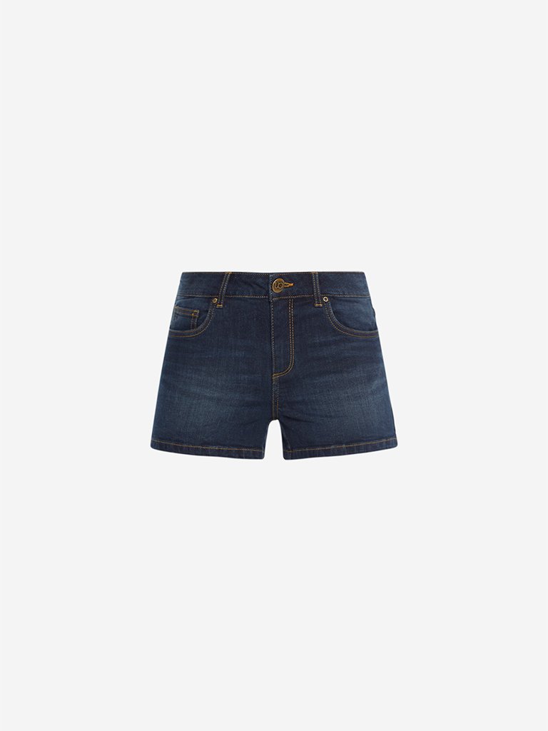 Nuon Dark Blue Shorts