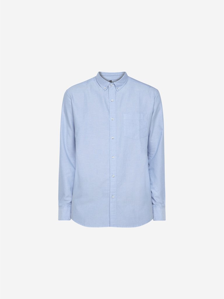 WES Casuals Light Blue Relaxed Fit Shirt