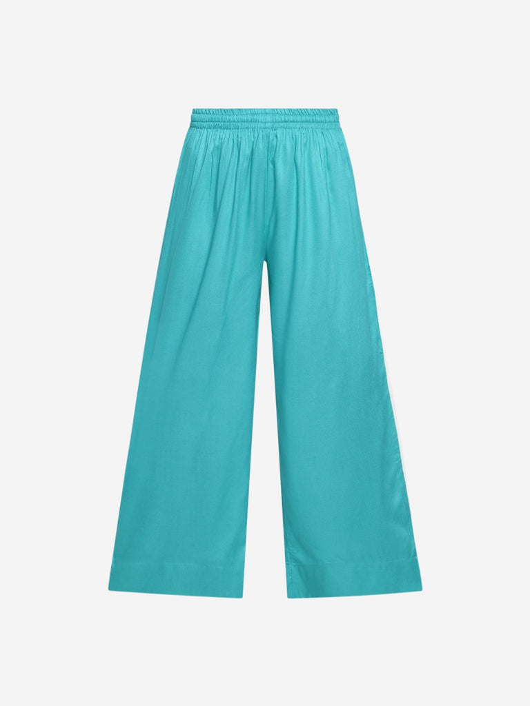 Utsa Turquoise Palazzos