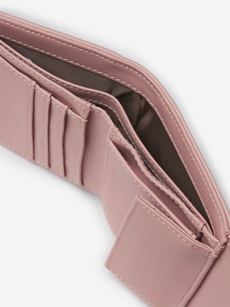 LOV Pink Tri-Fold Wallet