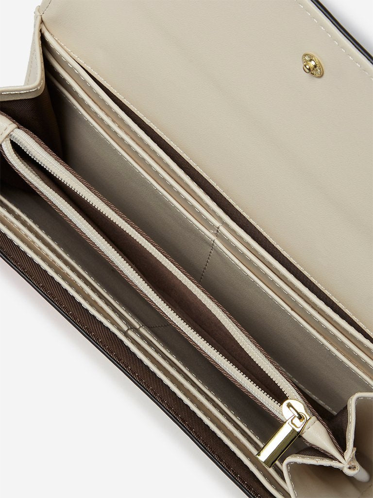 LOV Beige Floral Patterned Wallet