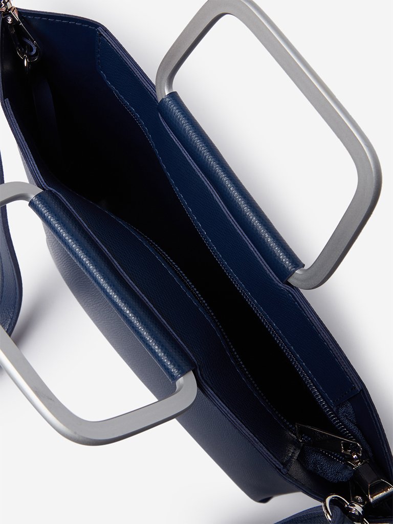 LOV Blue Tote Bag With Pouch