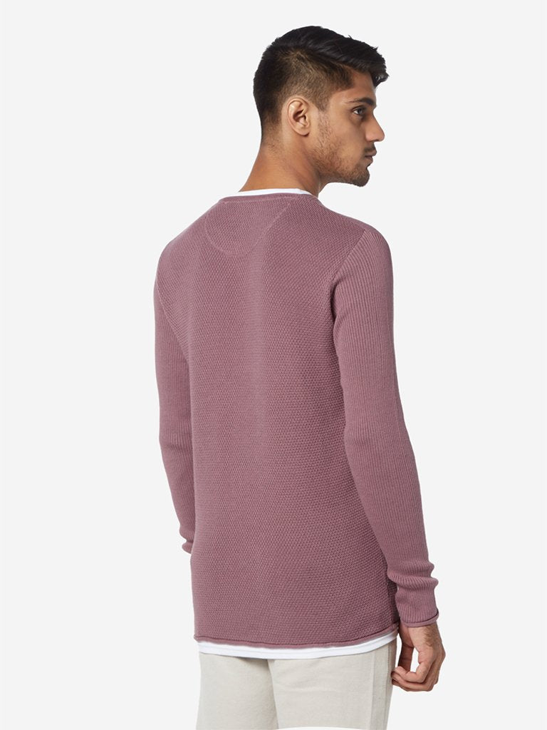 ETA Mauve Slim Fit T-Shirt
