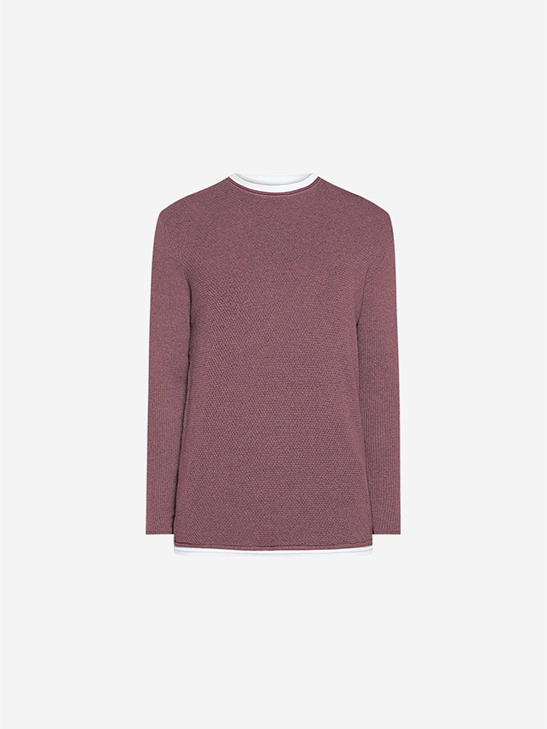 ETA Mauve Slim Fit T-Shirt