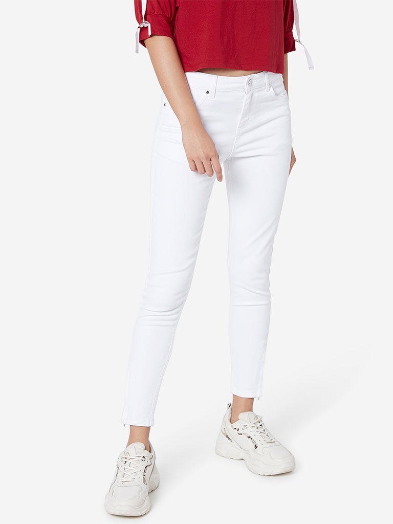Nuon White Skinny Jeans