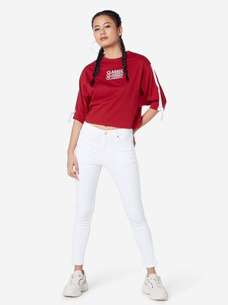 Nuon White Skinny Jeans